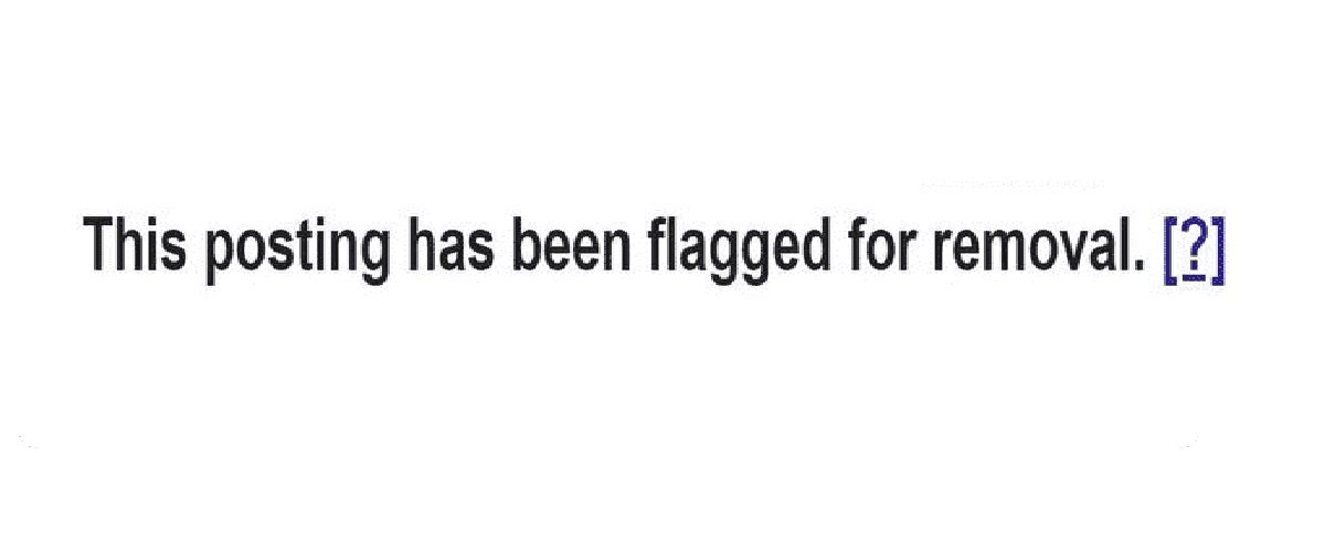 Craigslist Flagging Service